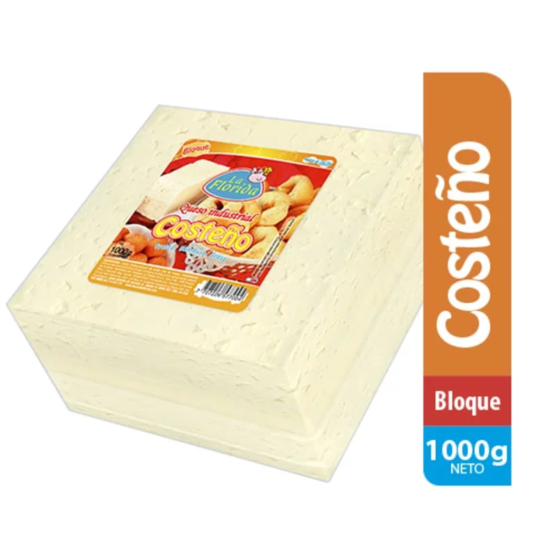 Queso La Florida Bloque Costeno x 1000 g