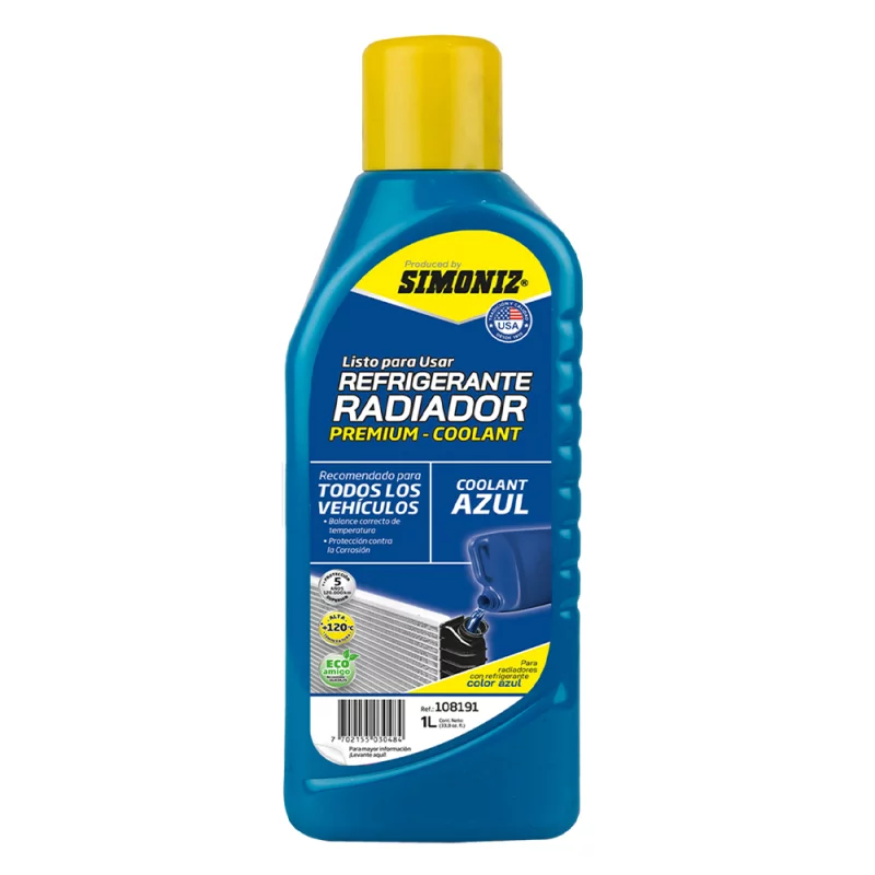 Refrigerante Radiador Azul Qualitor x 1000 ml