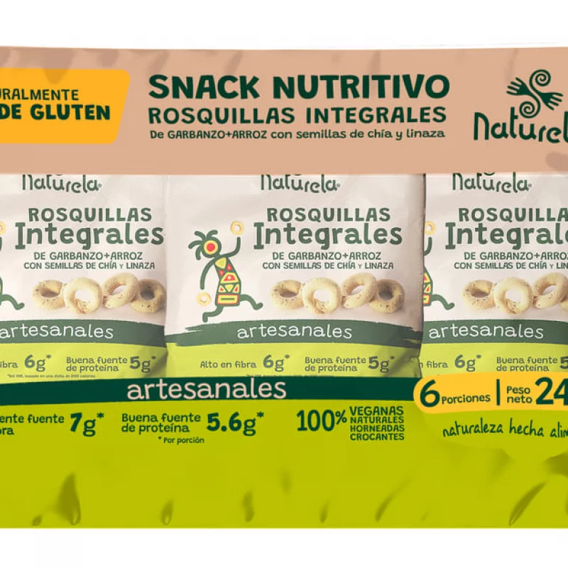 Rosquillas Naturela Vegana x6 und - 240 g