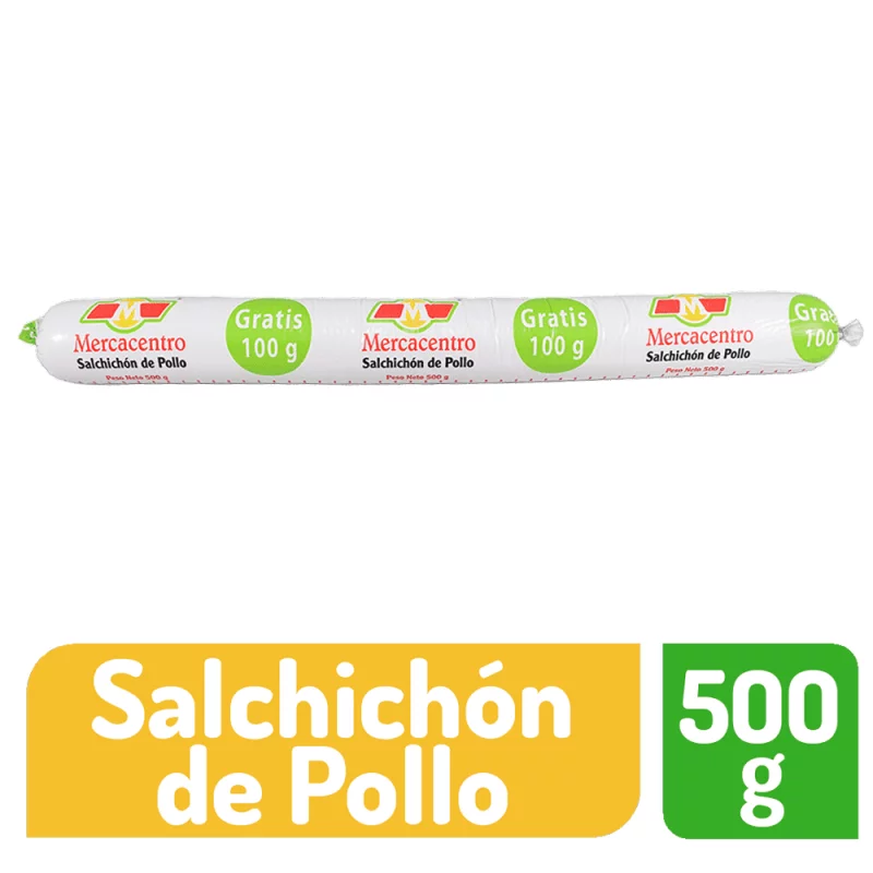 Salchichón Mercacentro Gratis 100 g Pollo 500 g
