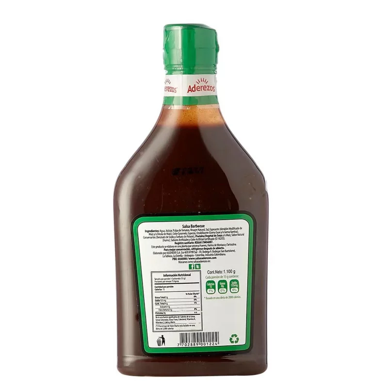 Salsa Bbq Aderezos x 1100 g