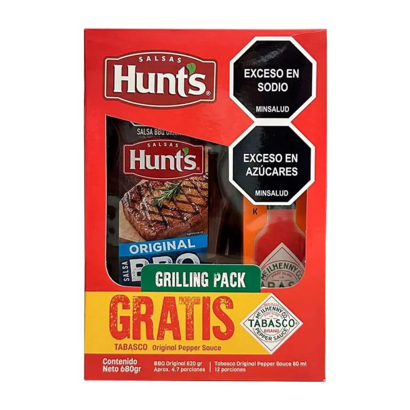 Salsa BBQ Hunt'S x 620 g Gratis Salsa Tabasco x 60 ml - Mercacentro.com ...