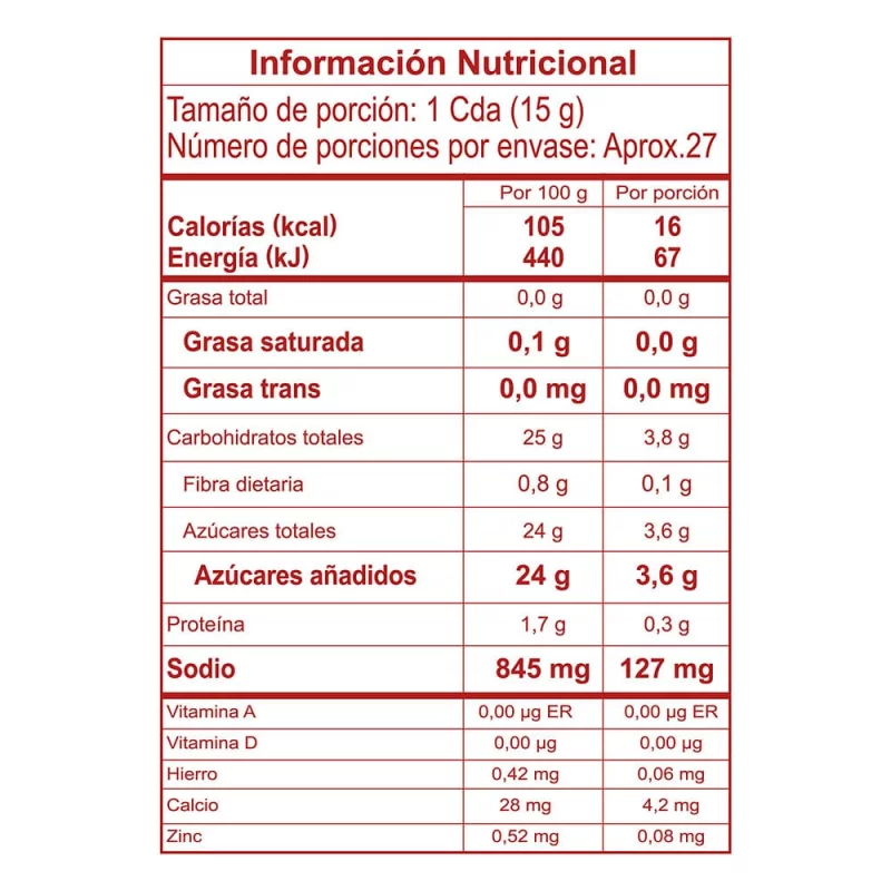 Salsa De Tomate La Constancia Doypack 400 g