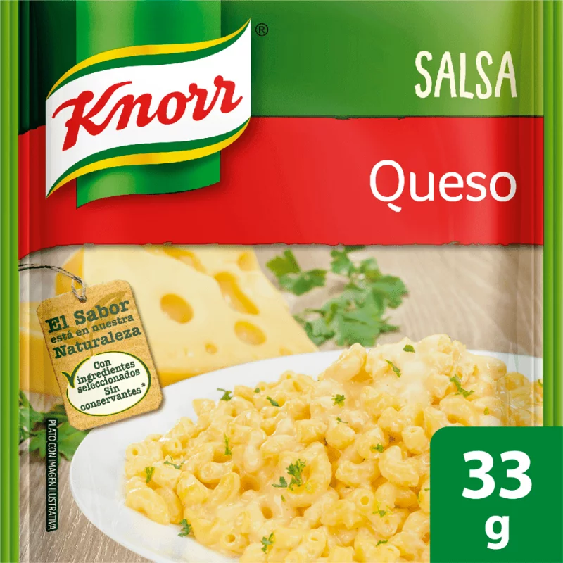 Salsa Knorr Mezcla Queso 33 g
