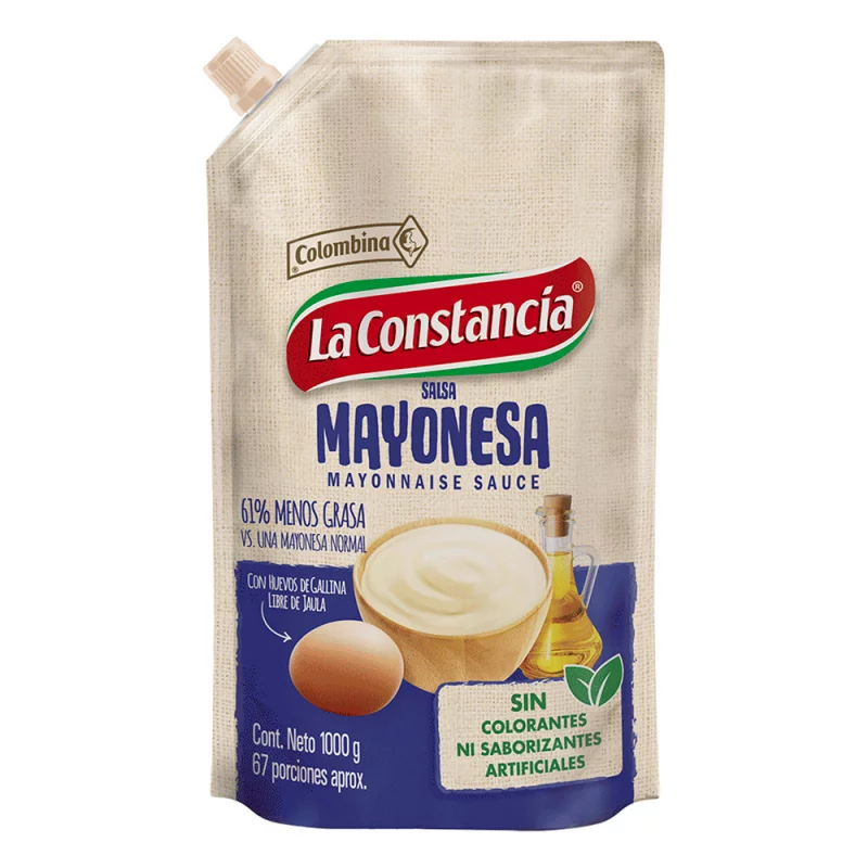 Salsa La Constancia Mayonesa Doypack x 1000 g