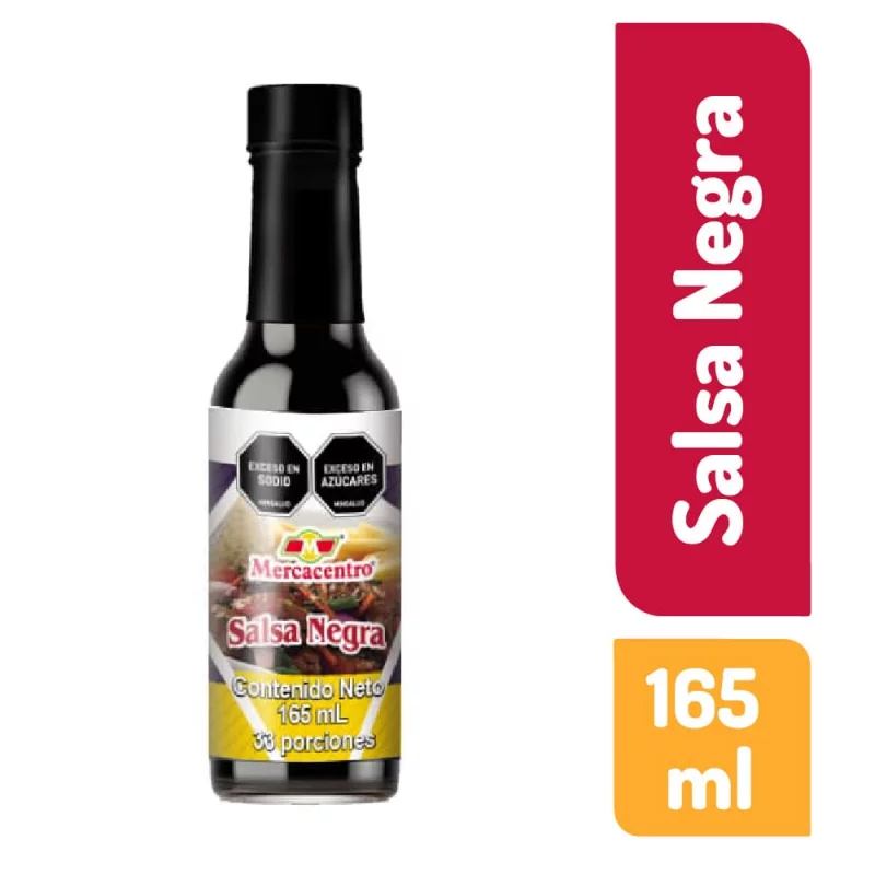 Salsa Mercacentro Negra x 165 ml