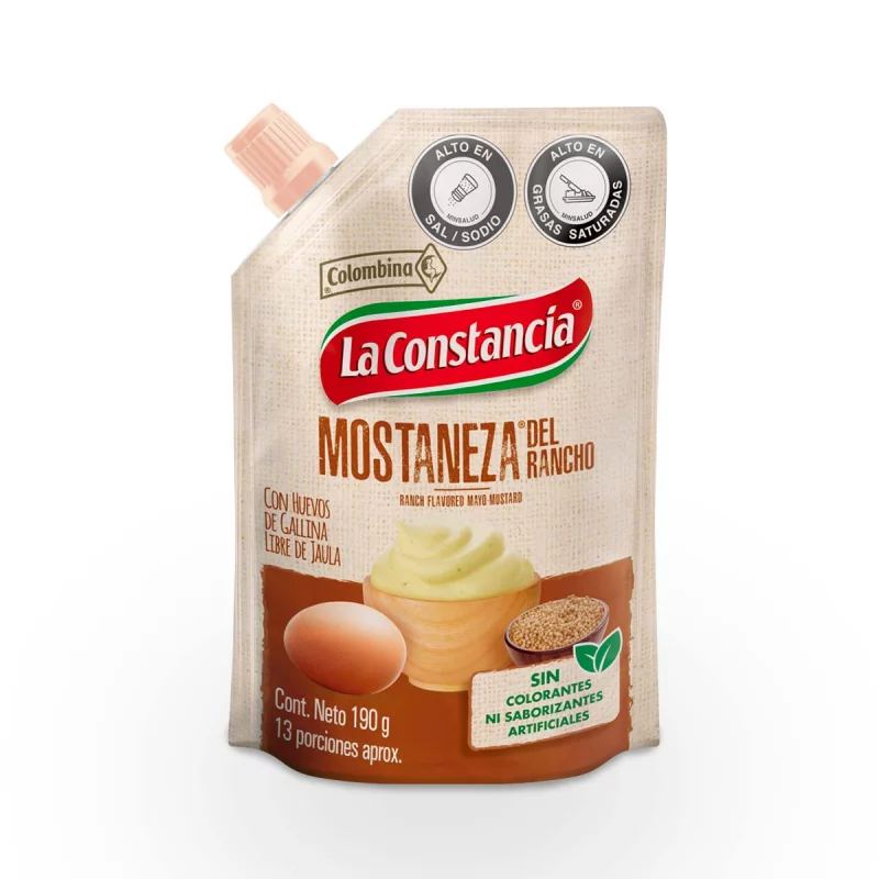 Salsa Mostaneza Rancho Constancia x 190 g