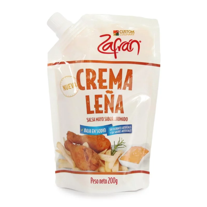 Salsa Showy Zafran Crema Leña Doypack 200 g
