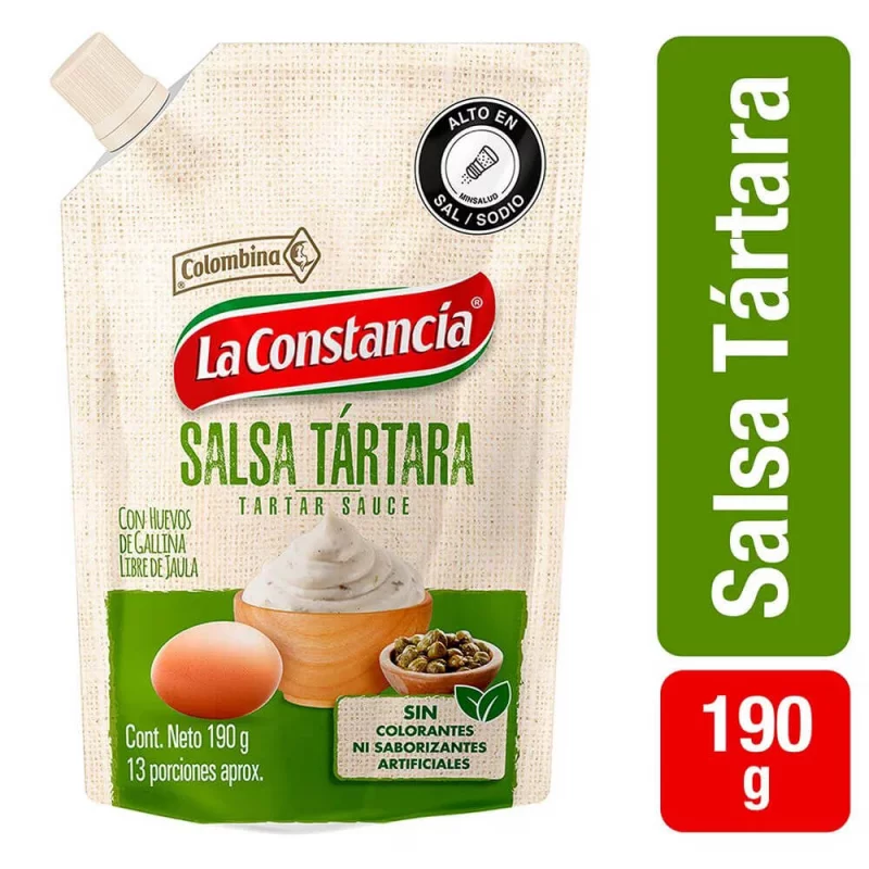 Salsa Tartara La Constancia x 190 g