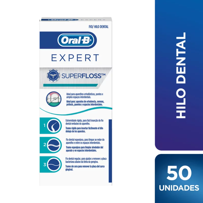 Seda Dental Oral-b Superfloss 50 U - Comprar ahora.