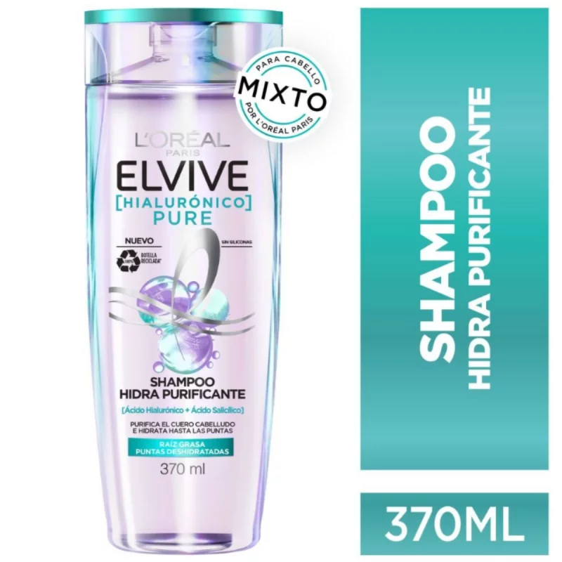 Shampo Elvive Pure x 370 ml