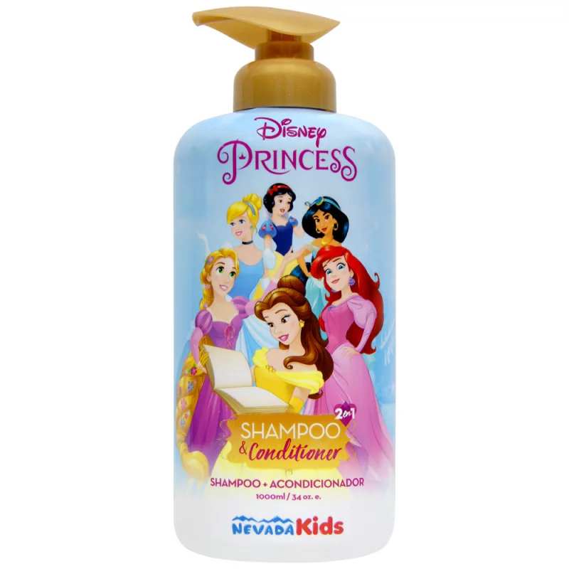 Shampoo + Acondicionador 2 En 1 Nevada Princesas x 1000 ml