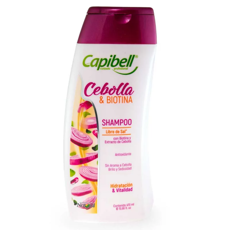 Shampoo Capibell Cebolla Biotina 470 ml