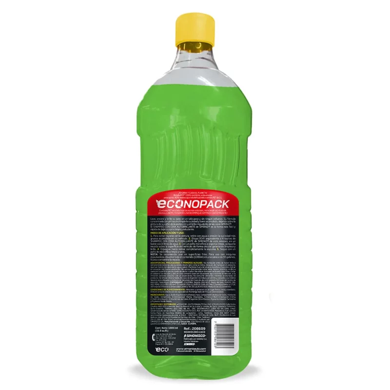 Shampoo Con Cera Simoniz Autobrillante Econopack x 1000 ml