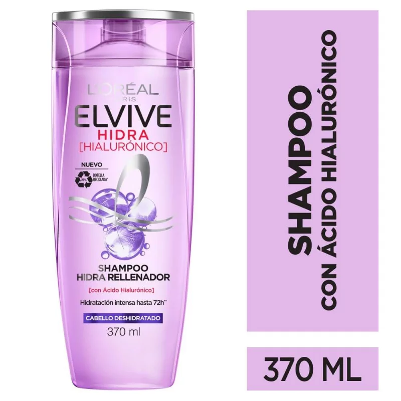 Shampoo Elvive Hidra Hialurónico x 370 ml