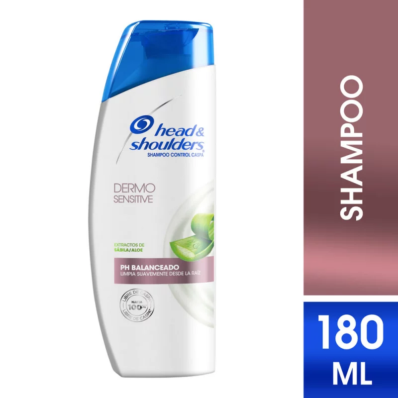 Shampoo H&S Crece Dermo Sensible x 180 ml