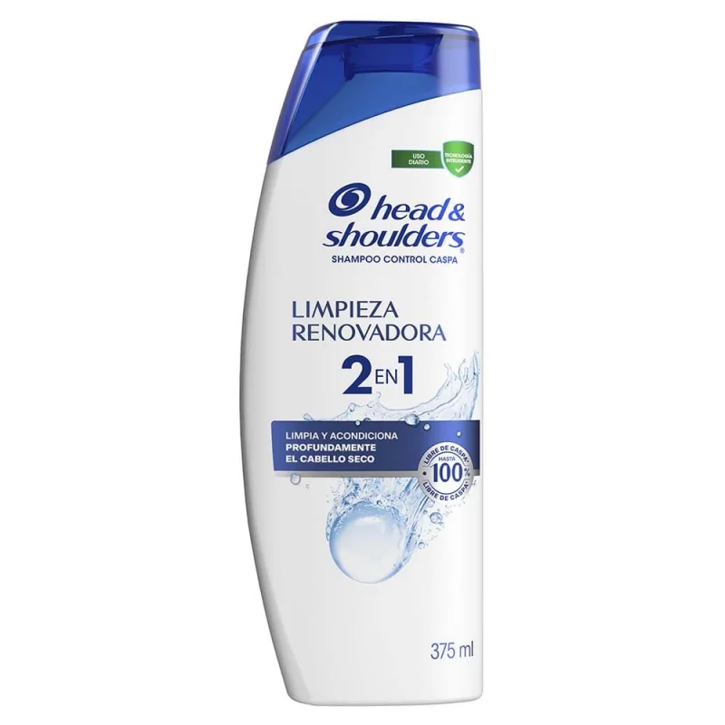 Shampoo Head & Shoulders 2 En 1 x 375 ml | Lim.Renovador