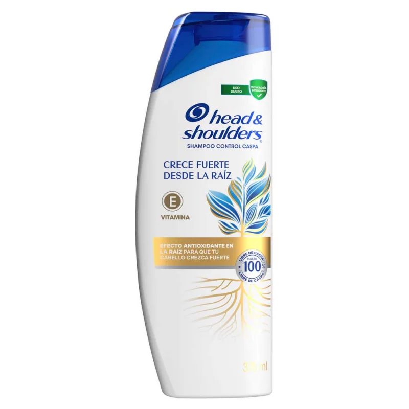 Shampoo Head & Shoulders Crece Raiz X375 ml
