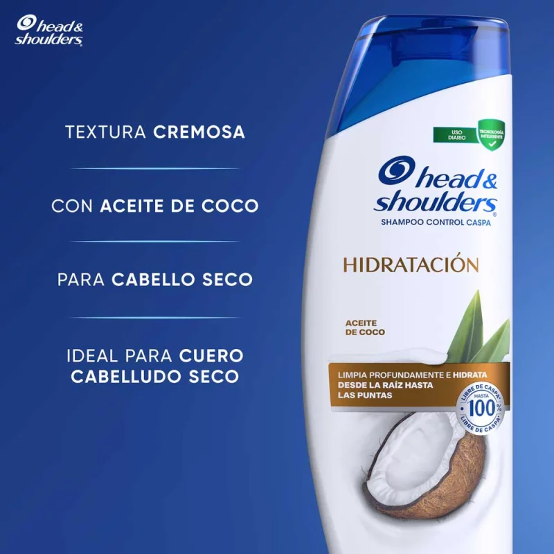 Shampoo Head And Shoulders Aceite De Coco x 650 ml