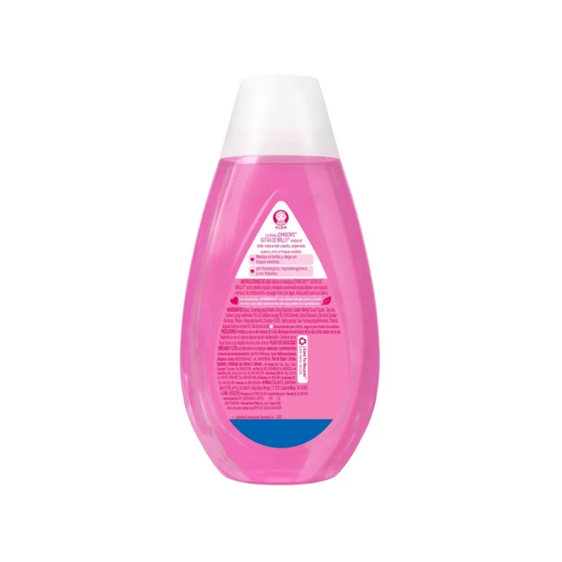 Shampoo Johnson Baby 200 ml N.P Gotas De Brillo