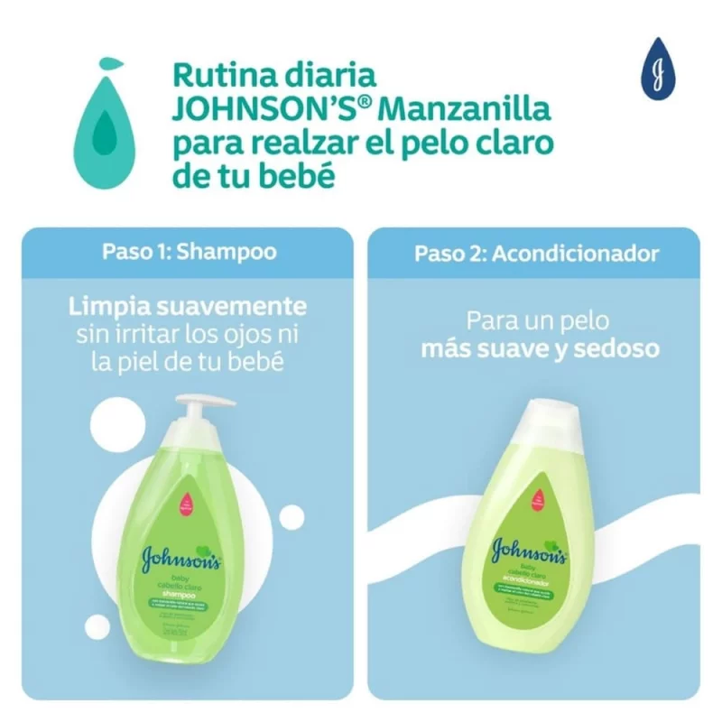Shampoo Johnson Baby 750 ml -  Manzanilla