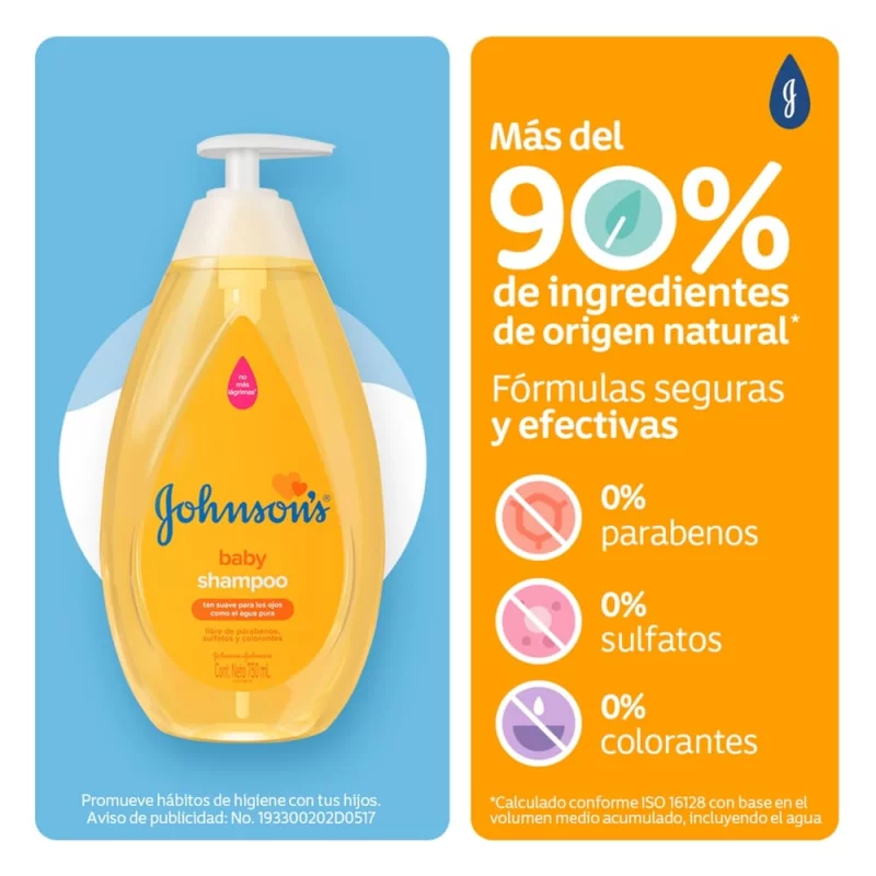 Shampoo Johnson Baby 750 ml - Original