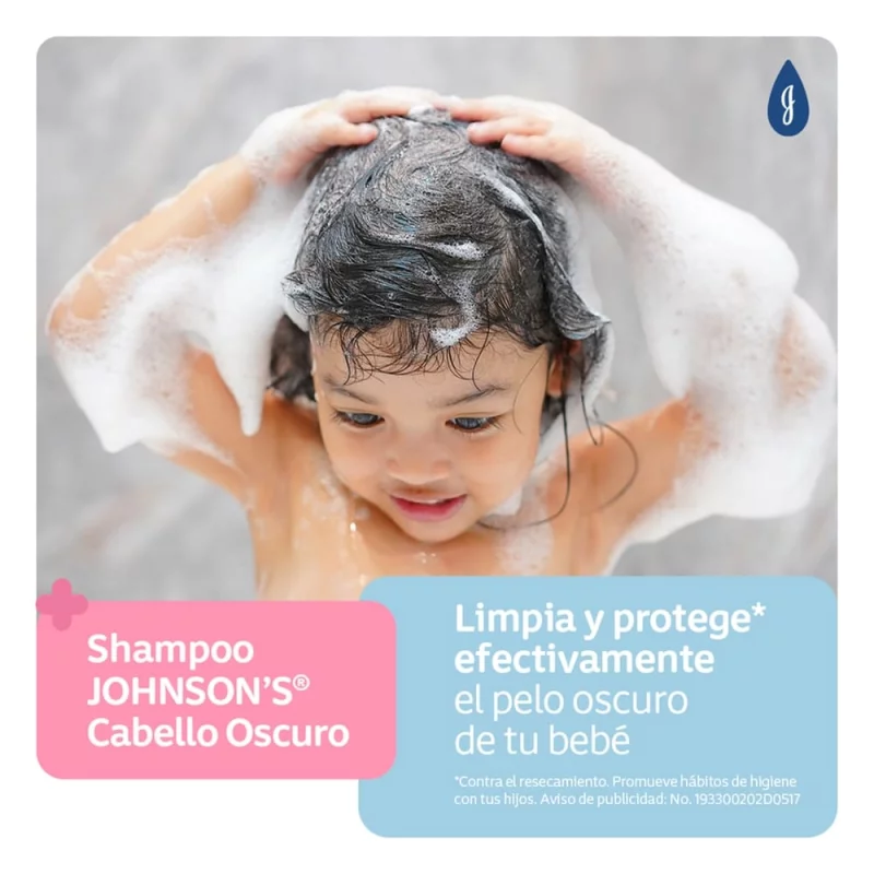 Shampoo Johnson Baby Cabello Oscuro 400 ml