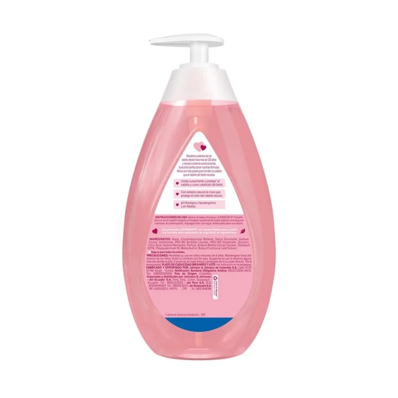 Shampoo Johnson Baby Cabello Oscuro 750 ml