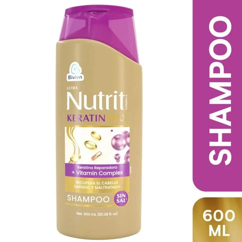 Shampoo Nutrit Keratinmax x 600 ml