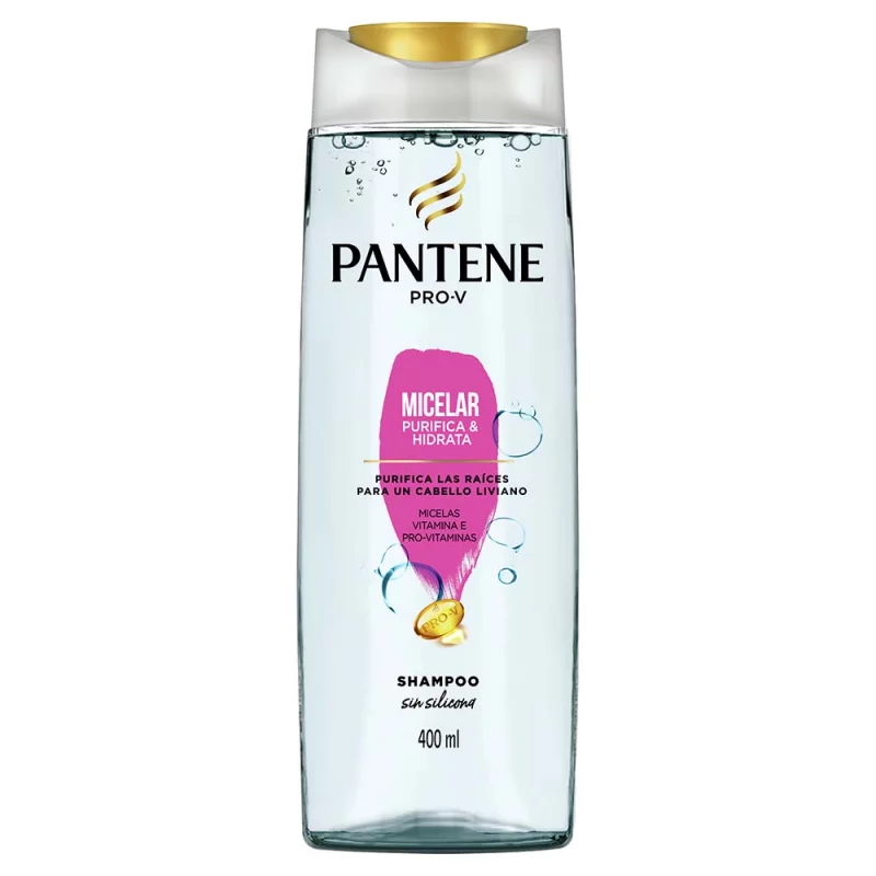Shampoo Pantene 400 ml Micelar Purifica E Hdrata
