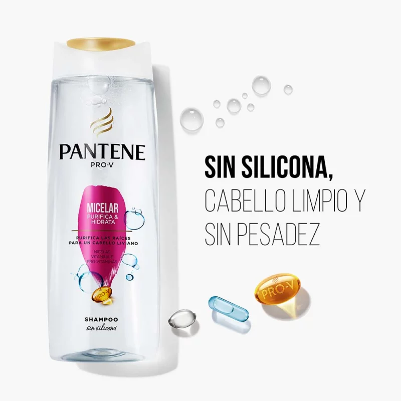 Shampoo Pantene 750 ml Micelar Purifica E Hdrata