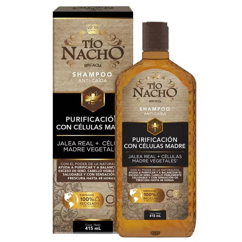 Shampoo Tio Nacho Purificacion Celulas Madre x 415 ml