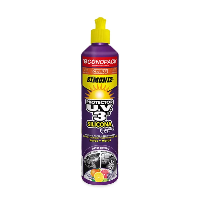 Silicona Simoniz Protector UV3 Citrus Econopack x 300 ml