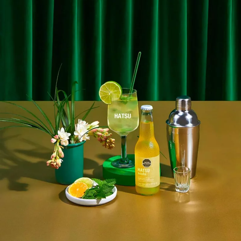 Soda Hatsu Limón y Hierbabuena 300 ml