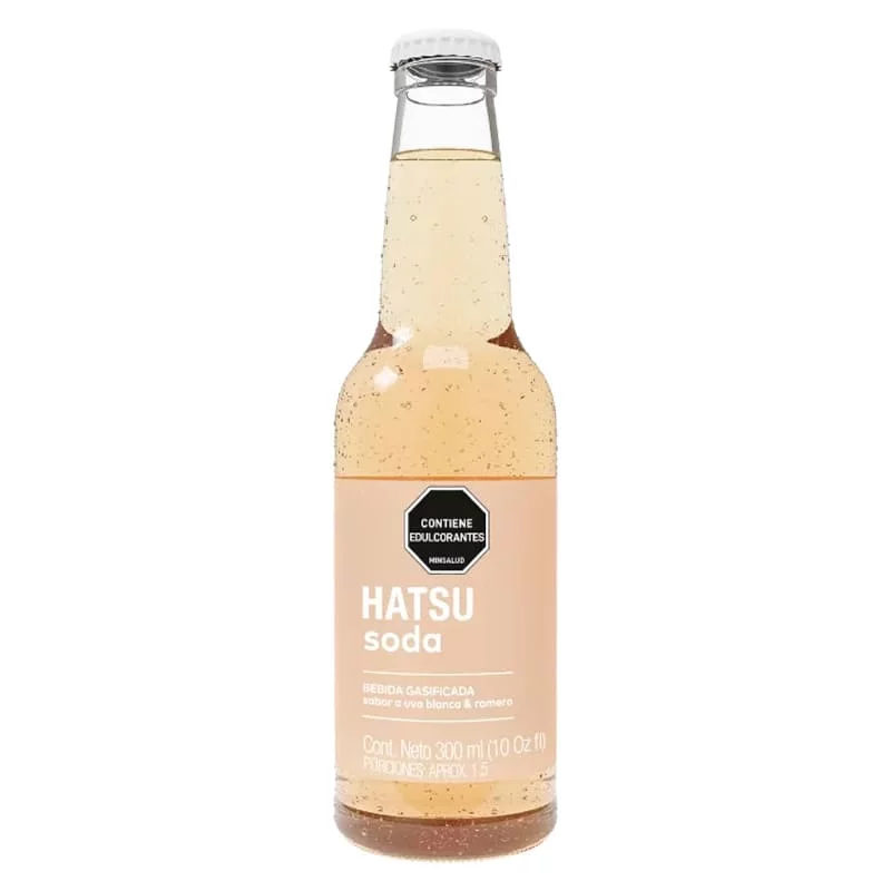 Soda Hatsu Uva Blanca y Romero 300 ml