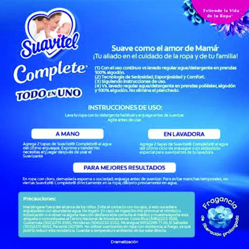 Suavitel Complete Anochecer Fragancia Prolongada x 1300 ml