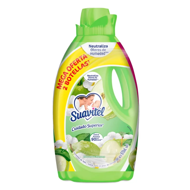 Suavitel Frescura Manzana 2 und x 970 ml c/u
