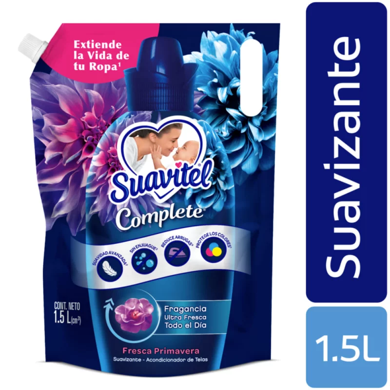 Suavizante Suavitel Complete Fresca Primavera 1.5L