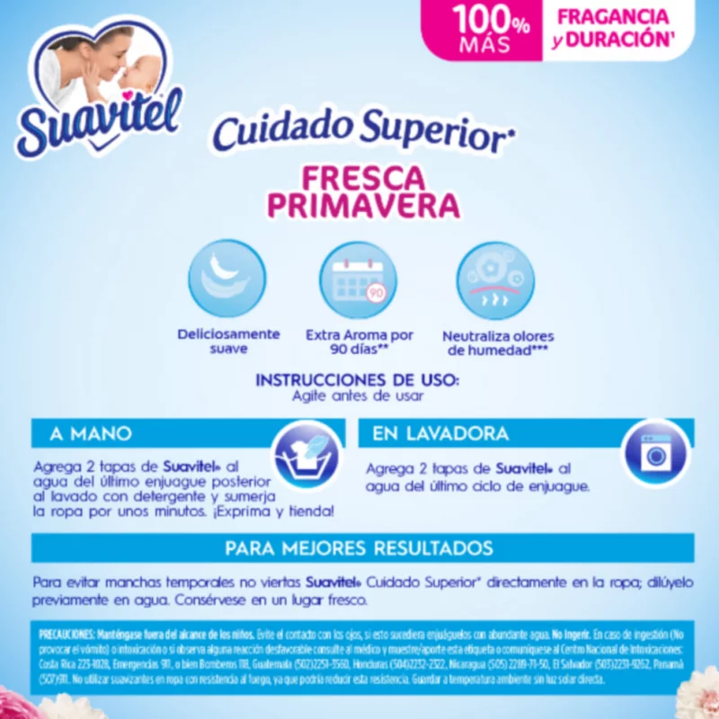 Suavizante Suavitel Fresca Primavera 2.8L