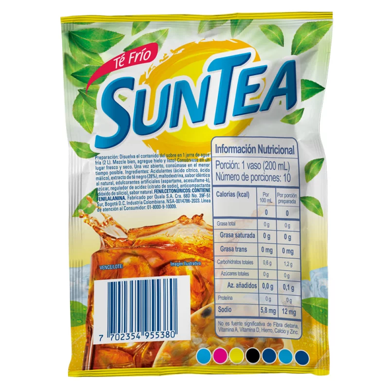 Suntea 2 Litros Maracuyá Sobre x 12 g