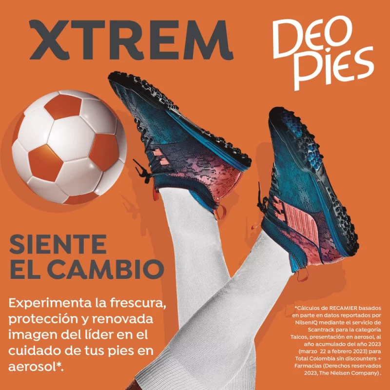Talco Deo Pies Xtreme 260 ml