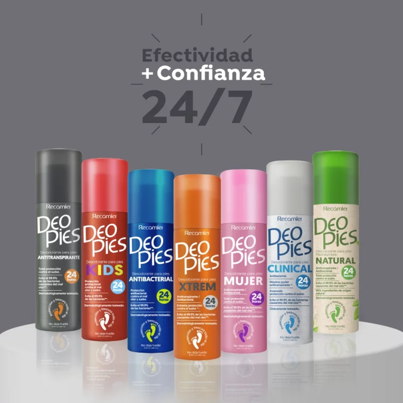 Talco Deo Pies Xtreme 260 ml