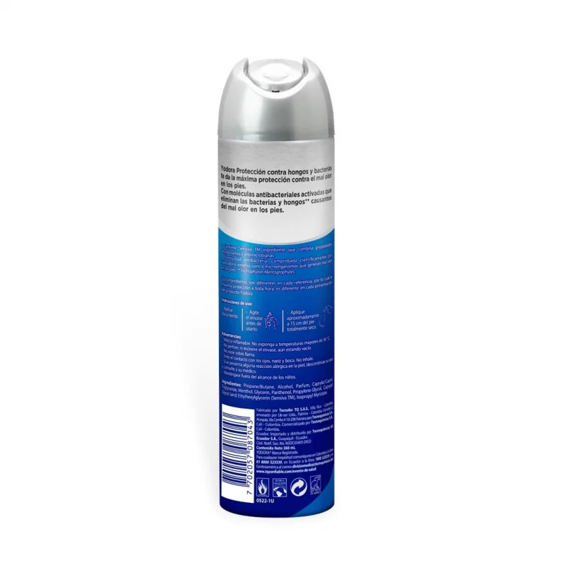 Talco Yodora Spray Antibacterial Antihongos x 260 ml