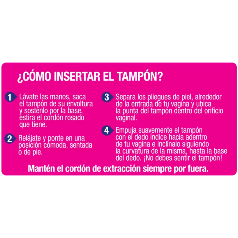 Tampon Nosotras Digital Sin Aplicador - x10 tampones +15 Protectores