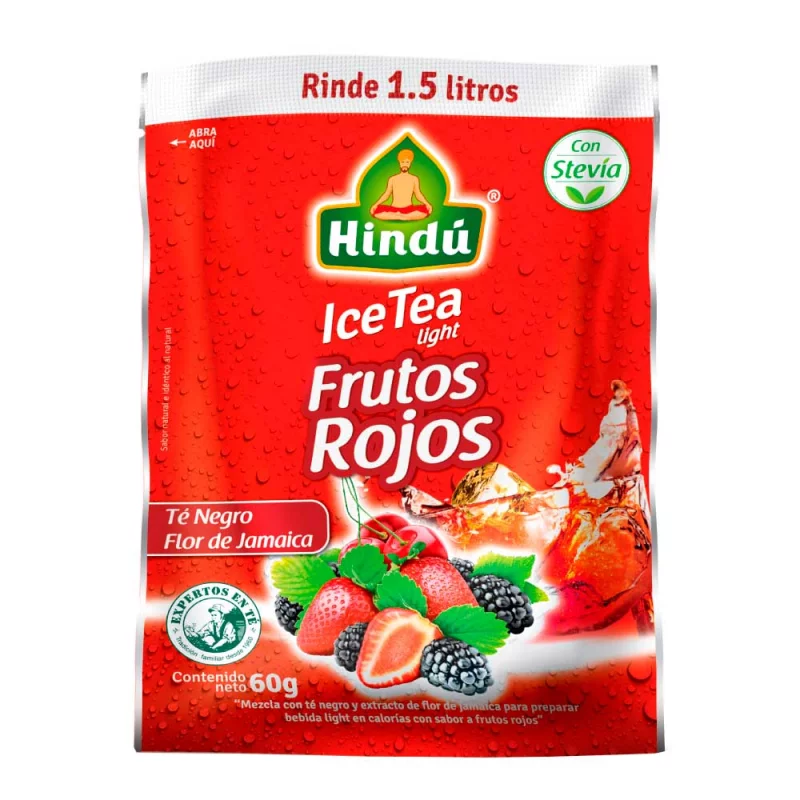 Te Hindu Ice Tea Light 1.5 Litros Frutos Rojos