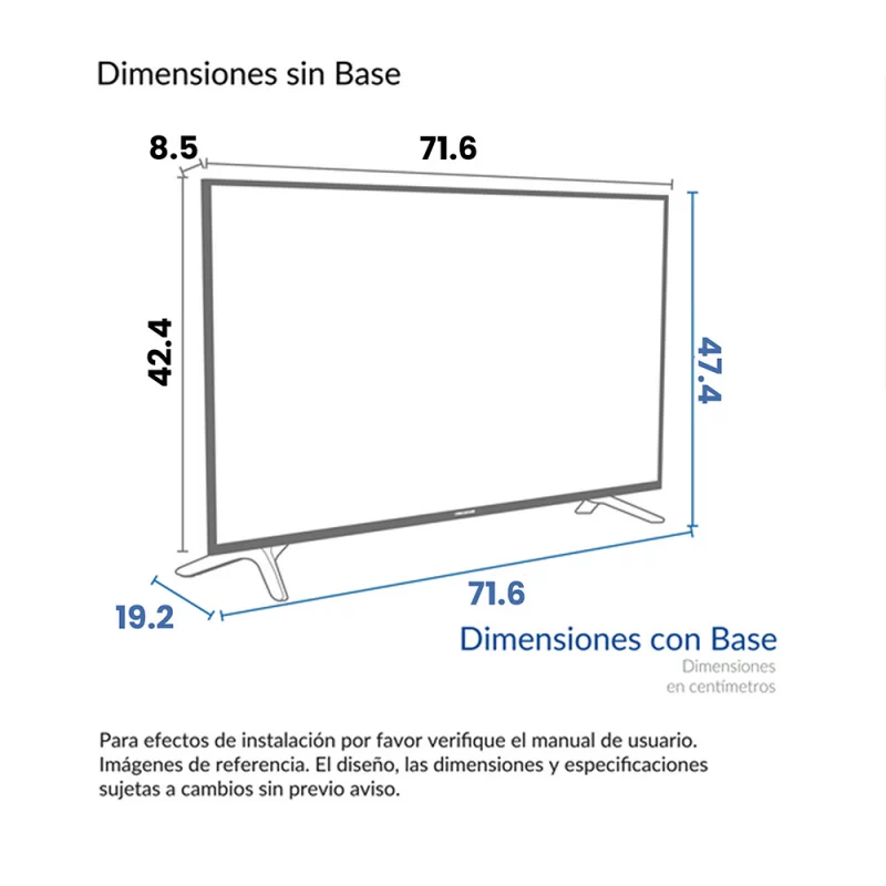 Televisor Challenger 32 Pulgadas LED HD Google Tv 32TG81