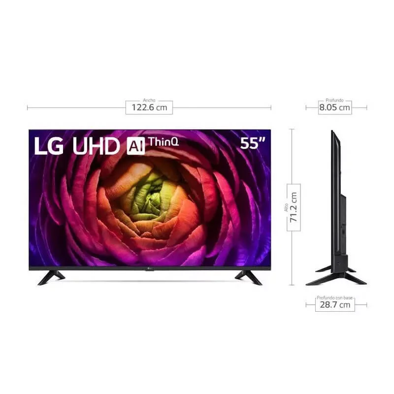 Televisor LG 55 Pulgadas 4K UHD Smart Ai 55UR7300PSA