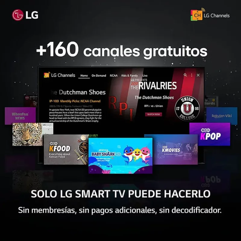 Televisor LG 75 Pulgadas Nanocell 4K UHD Smart TV 75NANO80ASA