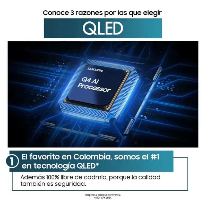 Televisor Samsung 55 Pulgadas 4K UHD Qled Smart TV IA QN55Q7FAAKXZL