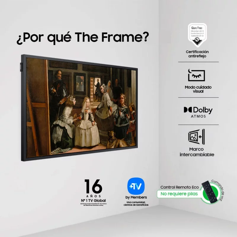 Televisor Samsung 65 Pulgadas Frame QLED Smar TV F-QN65LS03BAK1